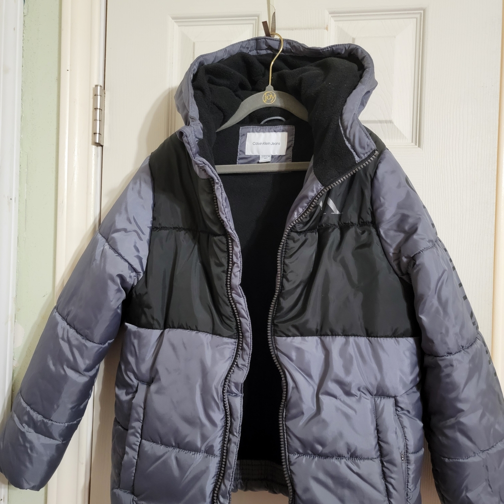 Calvin Klein Black and Gray Jacket